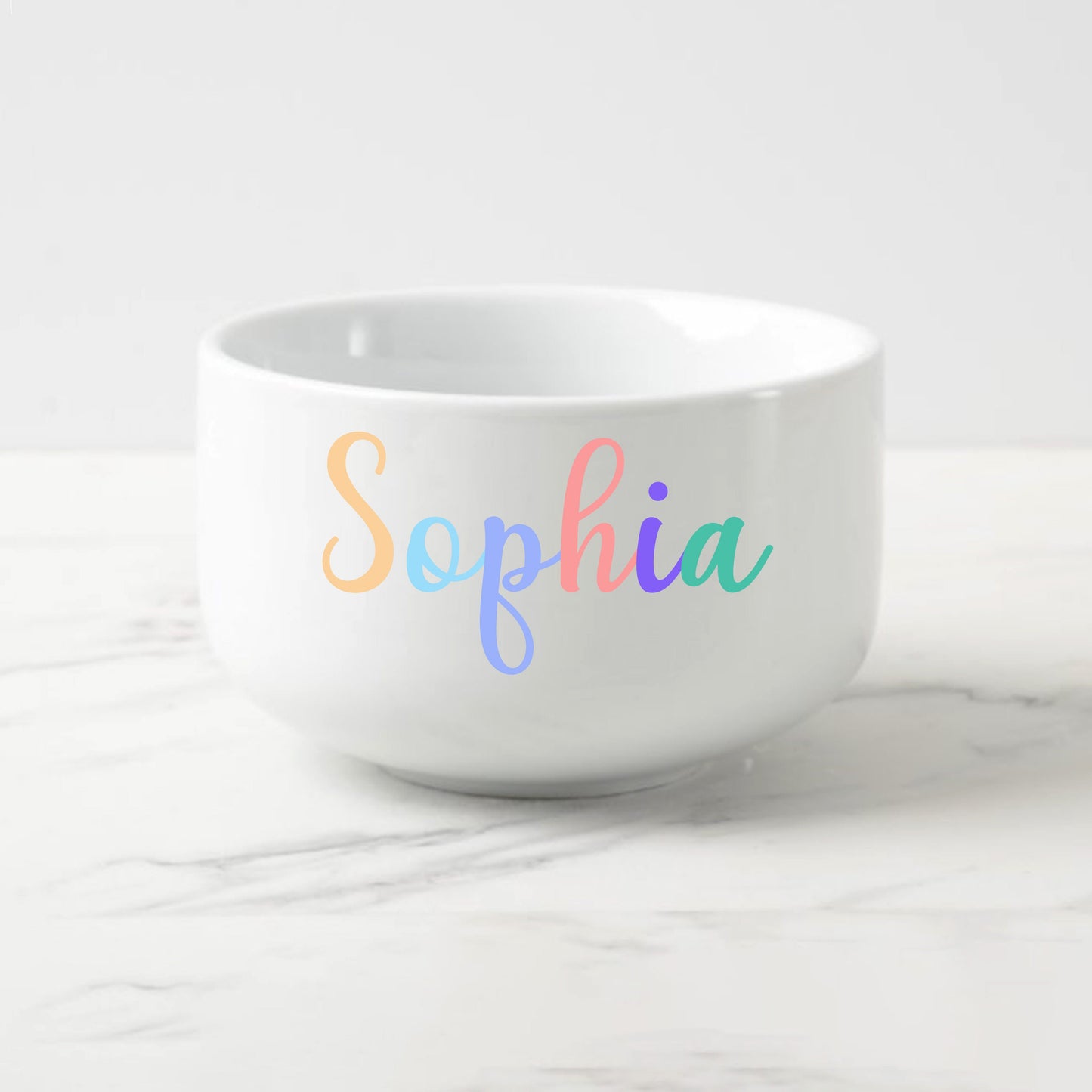Colorful Personalized Snack Bowl