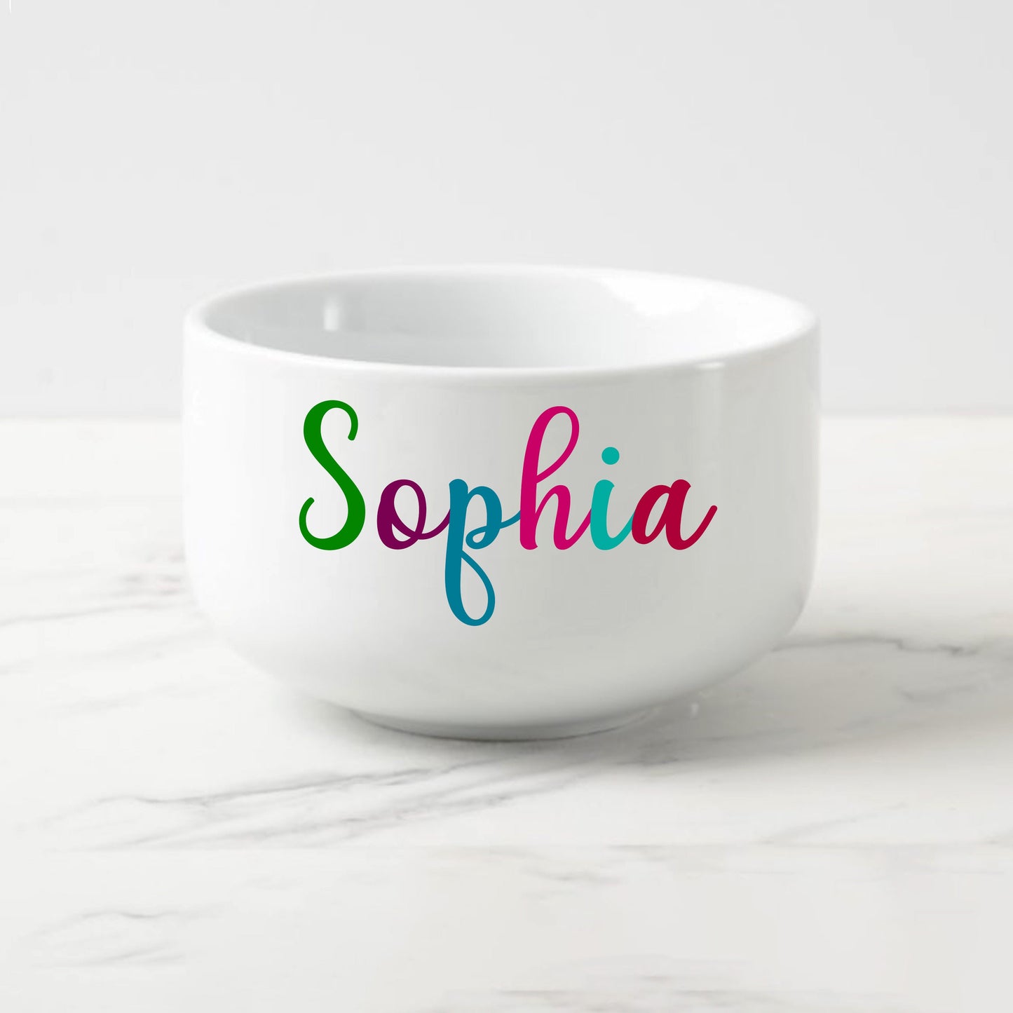 Colorful Personalized Snack Bowl