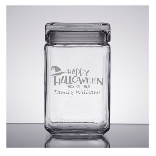 Halloween Glass Jar