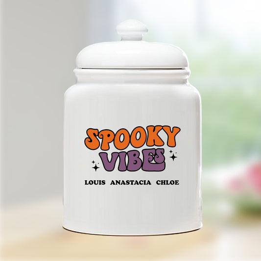 Halloween Personalized Candy Jar