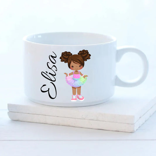 Personalized Ballerina Bowl